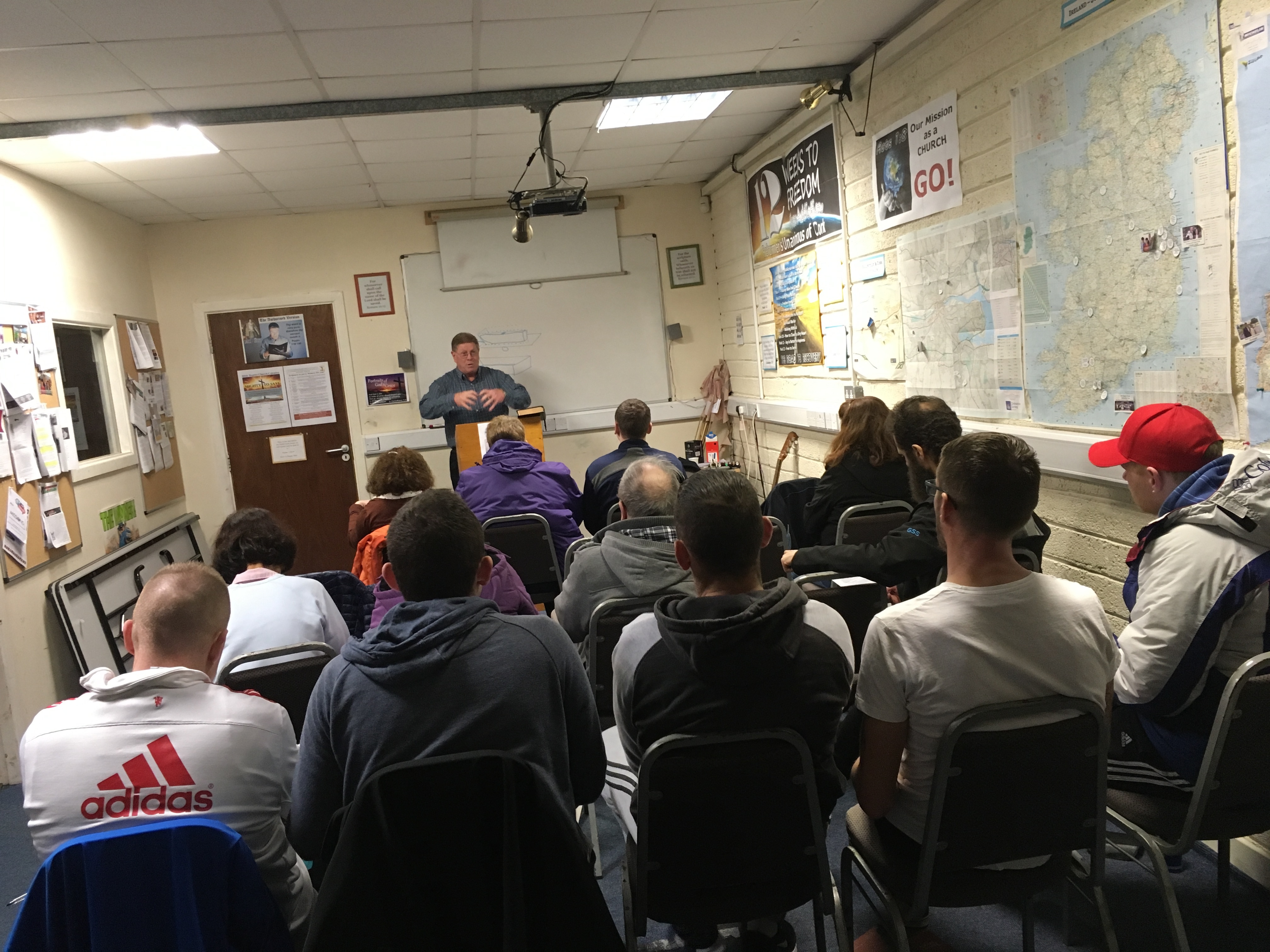 12 Weeks to Freedom class in session