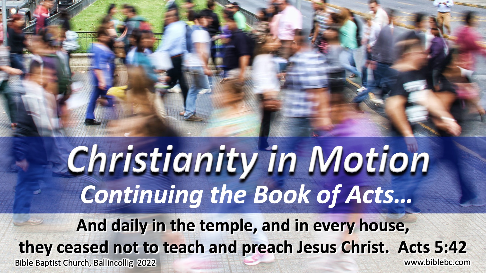 Study of Acts 2022 sermon series