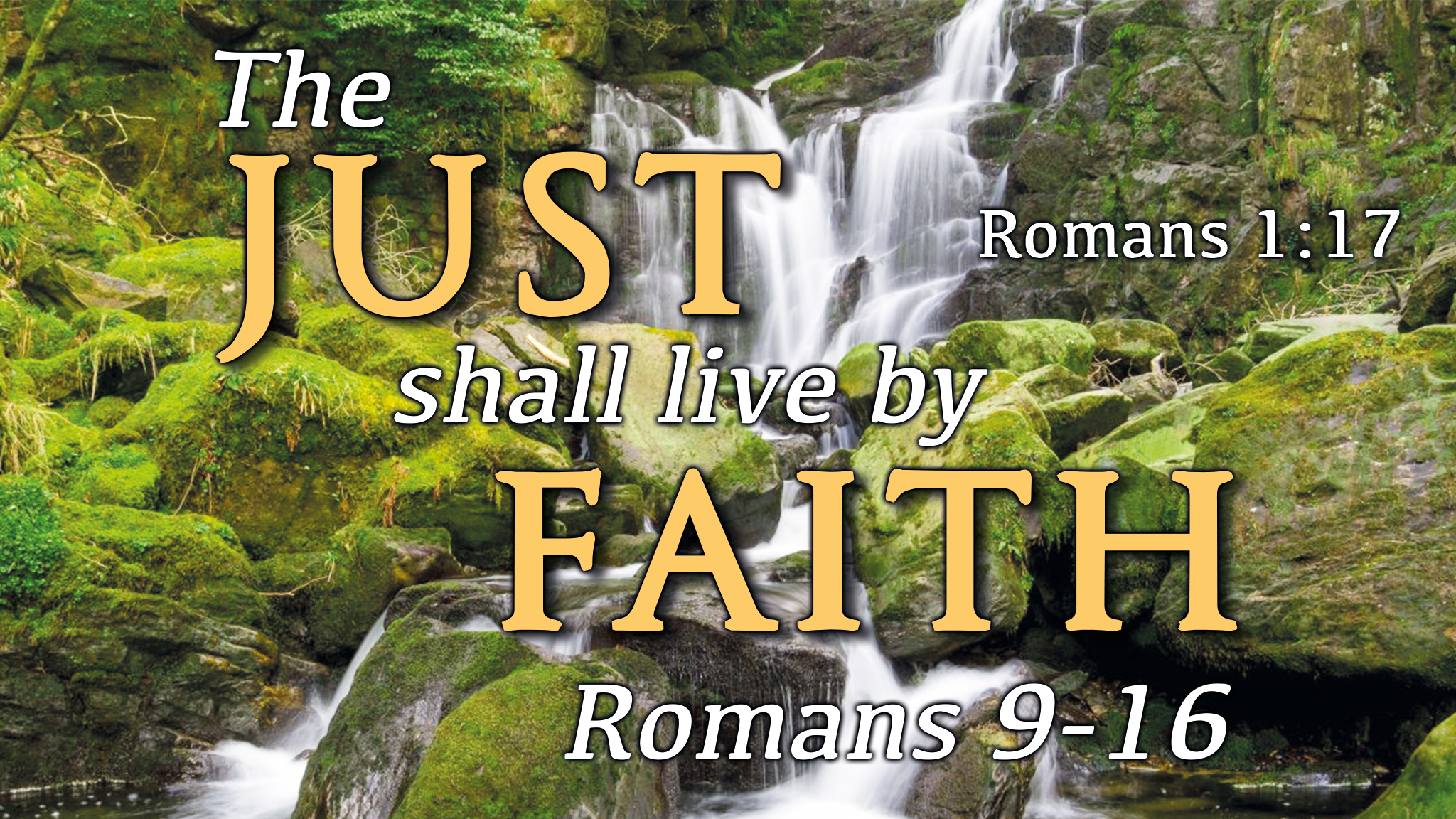 Living by Faith 2024 sermon series