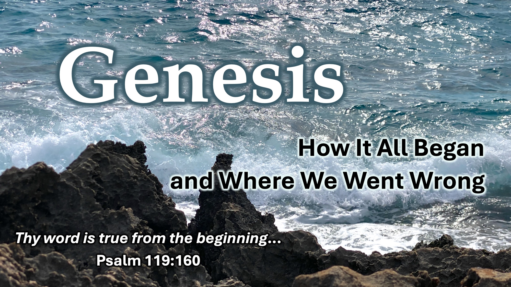 Genesis 9-22 sermon series