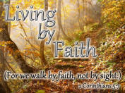 Living by Faith sermon series